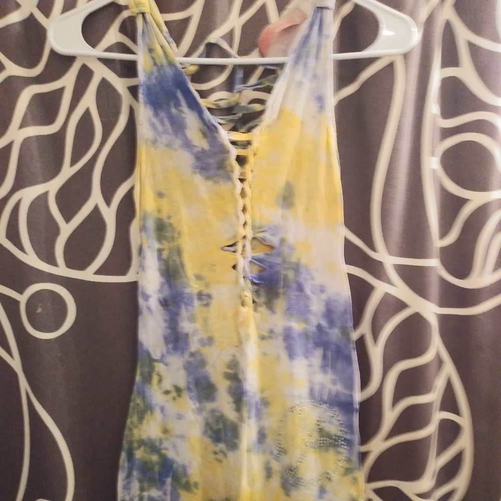 Anama lazer cut tank top sz s